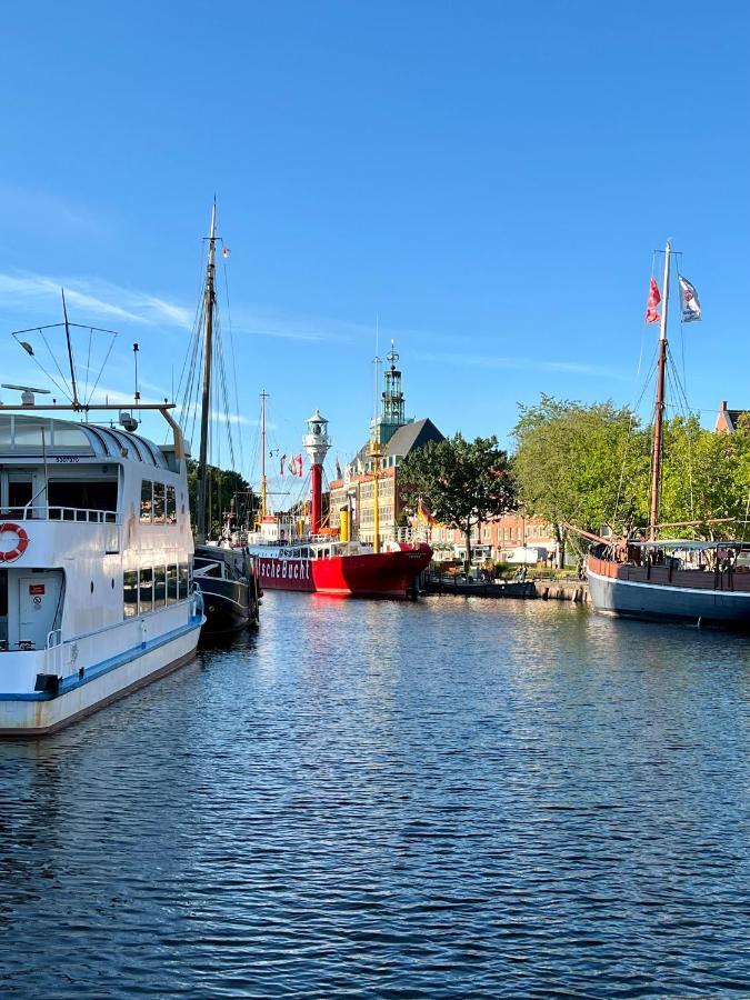 Modernes 1Zi. Appartement! Zentral! Hafen! Netflix! Emden Exterior foto